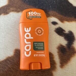 Carpe Lavender Birchwood Antiperspirant Deodorant NEW 1.76 Oz, 50g